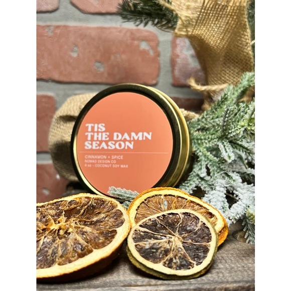 Tis The Dam Season 4 oz Candle Tin - Picture 4 of 11